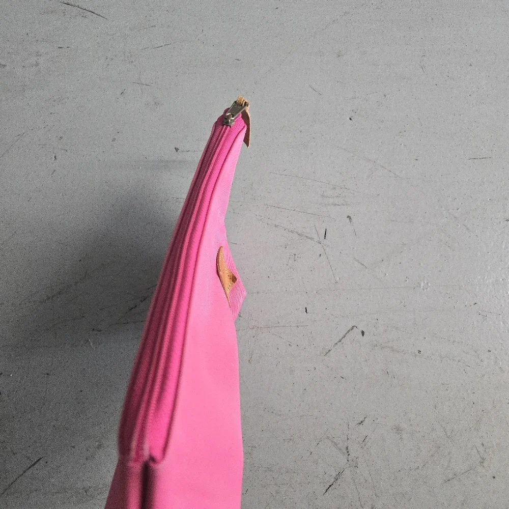 Jon Hart Design Large Travel Kit Pink Coated Canvas Toiletry Makeup Bag 